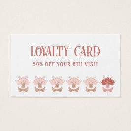 boho volkskunst Blume qr Code-Treuekarte