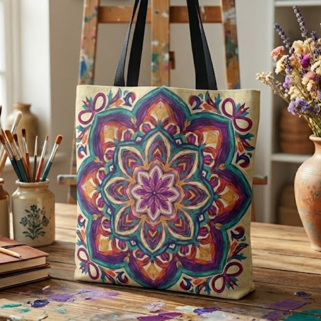 Boho-Volkskunst-Blume Tasche (Von Creator hochgeladen)