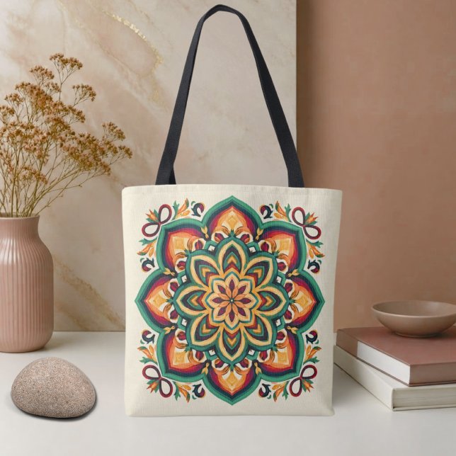 Boho-Volkskunst-Blume Tasche (Von Creator hochgeladen)