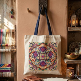 Boho-Volkskunst  Tragetasche