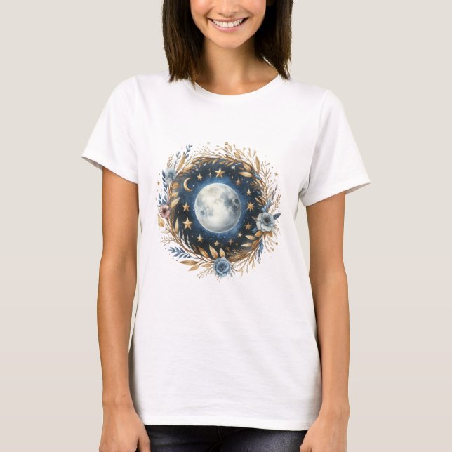Boho Vollmond T-Shirt (Vorderseite)