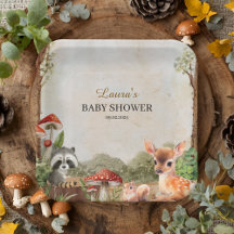Boho Wald Woodland Tiere Rustic Baby Dusche