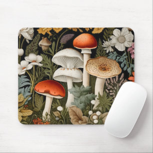 Boho-Waldpilze-Wildblumengarten-Sport Mousepad