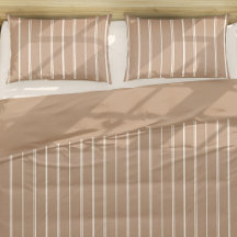 Boho-Warm-Neutral-Gestreiftes Muster Minimalistisc