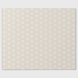 Boho-Wasserfarbe-Daisy-Geschenkpapier Geschenkpapier