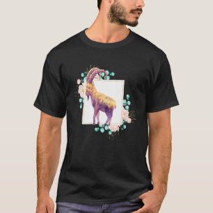 Boho Wasserfarbe farbenfrohe Oryx Wildtiere T-Shirt