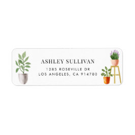 Boho Wasserfarbe gegossene Häuser