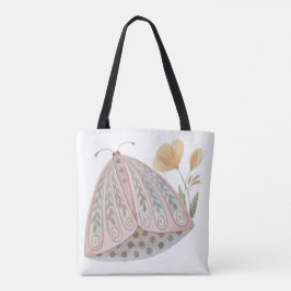 Boho Watercolor Butterfly Floral Boho Style Tasche