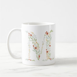 Boho Watercolor Floral Kaffeetasse