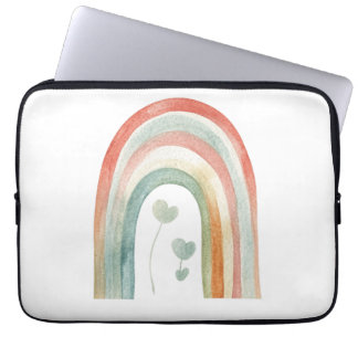 Boho Watercolor Rainbow Laptopschutzhülle