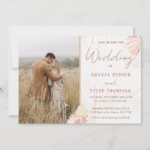 Boho Wedding Bohemisch Pampas Grass Couple Foto