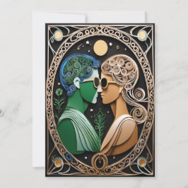 Boho Wedding Einladung