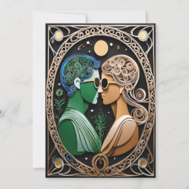 Boho Wedding Einladung