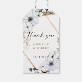 Boho Wedding Frame Floral Hochzeit im Herbst Elega Geschenkanhänger