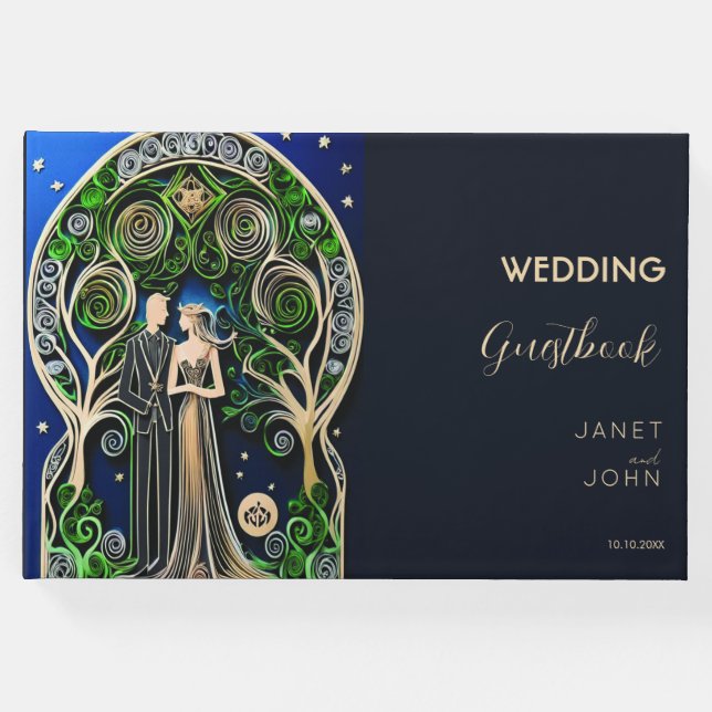 Boho Wedding Gästebuch (Vorderseite)
