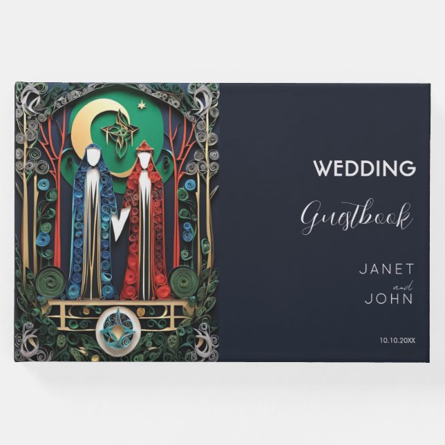 Boho Wedding Gästebuch (Vorderseite)