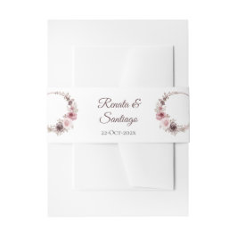 Boho Wedding Invitation Bly Band