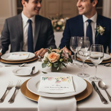 Boho Wedding Napkin Vintag Blumenstrauß