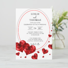 Boho Wedding, Pampas Gras Set, Moderne Hochzeit Einladung