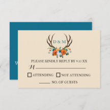 BOHO Wedding RSVP Card