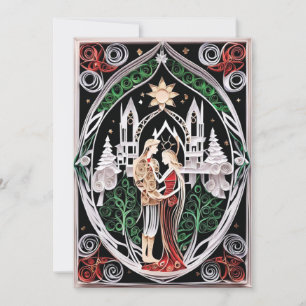 Boho Wedding RSVP Einladung