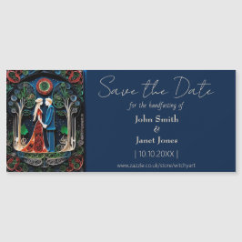 Boho Wedding Save the Date Magnet