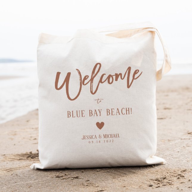 Boho Wedding Welcome Bag Zielort Tragetasche (Von Creator hochgeladen)