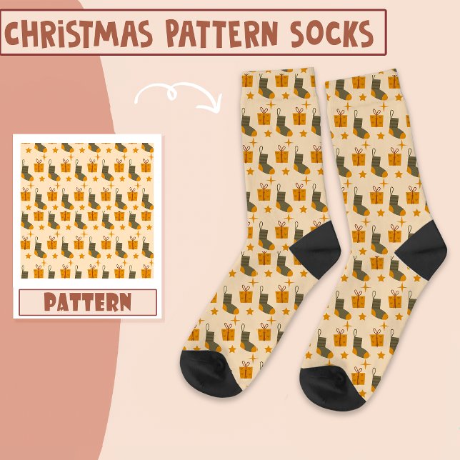 Boho Weihnachts-Party Weihnachts-Geschenkboxen Boh Socken (Von Creator hochgeladen)