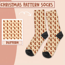Boho Weihnachts-Party Weihnachtssock Boho Socks Socken