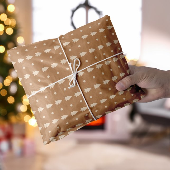 Boho Weihnachtsbaum Seidenpapier (Boho Christmas tree Tissue Paper)