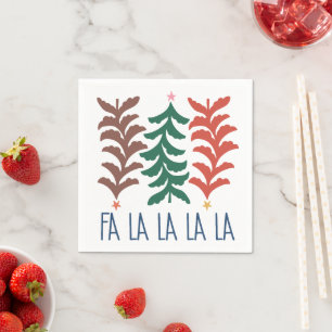 Boho-Weihnachtszitat Serviette