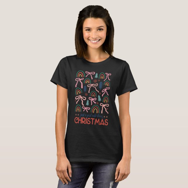 Boho-Weihnachtszitat  T-Shirt (Vorne ganz)
