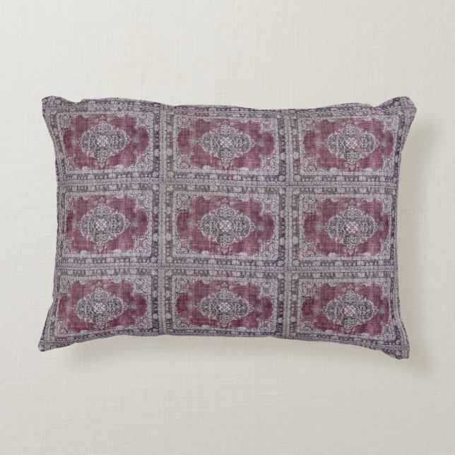BOHO WEINDRUCKER BOHEMISCH BURGUNDY DEKOKISSEN (Rückseite)