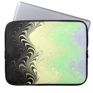 Boho-Wellig-Marmorierte-Abstract-Cassgender-Stolzf Laptopschutzhülle
