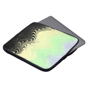 Boho-Wellig-Marmoriertes-Abstraktes Cassgender-Sto Laptopschutzhülle