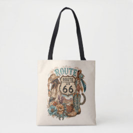 Boho Western Cowgirl Mother Road Tasche