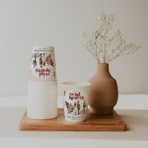 Boho Western Desert BRAUTPARTY Pappbecher