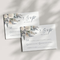 Boho White Rose Blumengarten Hochzeit