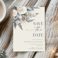 Boho White Rose Blumengarten Hochzeit