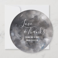 Boho Wiccan Dark Moon Handfasts Dankeschön Karte