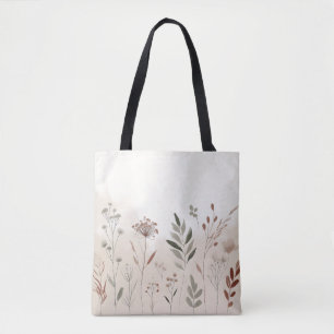 Boho Wild Blume Wüstengarten-Blumenmuster Tasche