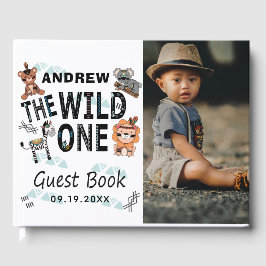 Boho Wild One 1. Geburtstag Foto Gästebuch