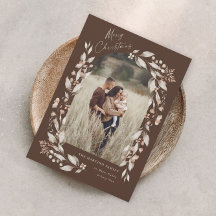 Boho Wildblume Arch Foto Weihnachten