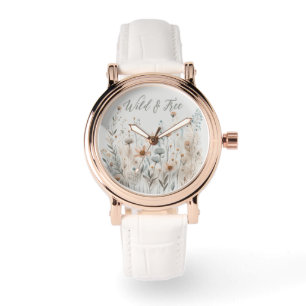 Boho Wildblume Armbanduhr
