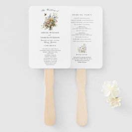 Boho Wildblume Bouquet Hochzeitsfeier Fächer