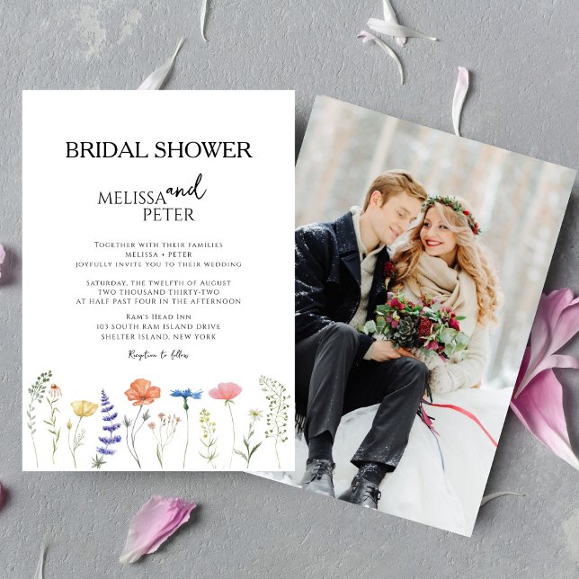 Boho Wildblume Bridal Dusche Einladung (Von Creator hochgeladen)