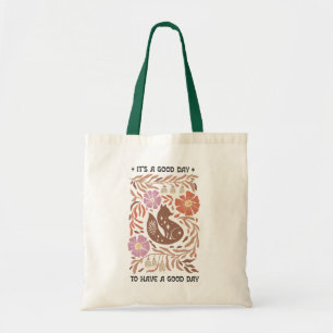 Boho Wildblume Es ist ein guter Tag, um einen gute Tragetasche