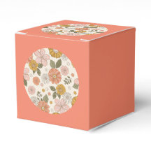 Boho Wildblume Favor Box