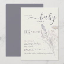 Boho Wildblume Floral Cream Baby Dusche