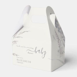 Boho Wildblume Floral Cream Baby Dusche Geschenkschachtel